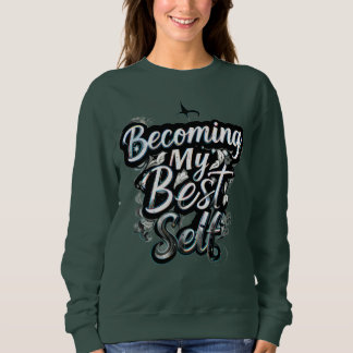 Women’s Motivational Hoodie | Inspirational Quote  スウェットシャツ