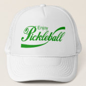 Women s Pickleballの帽子"楽しむなPickleball " キャップ (正面)