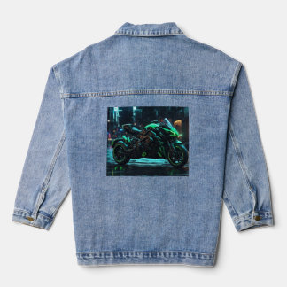 Women’s Stylish Designed Denim  Modern Jean Jacket デニムジャケット