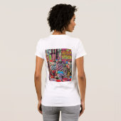 Women’s T‑Shirt – Urban Fractals Tシャツ (裏面フル)