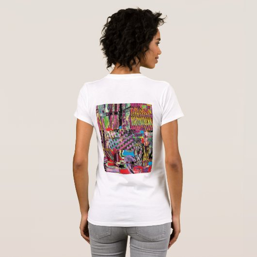 Women’s T‑Shirt – Urban Fractals Tシャツ (裏面フル)