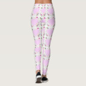 Women’s Valentine Heart & Flower Leggings レギンス (裏面)