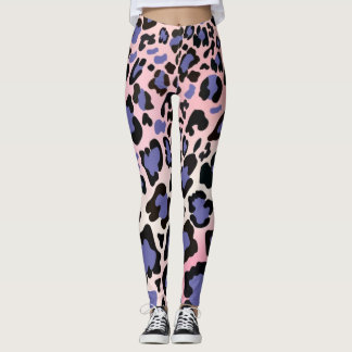 Women’s Workout Purple Leggings – WILD CHEETAH レギンス