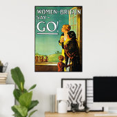 Women Say Go! - Poster ポスター (ホームオフィス)