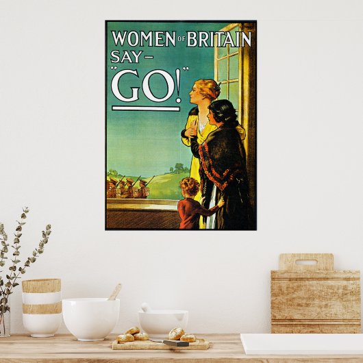 Women Say Go! - Poster ポスター (キッチン)