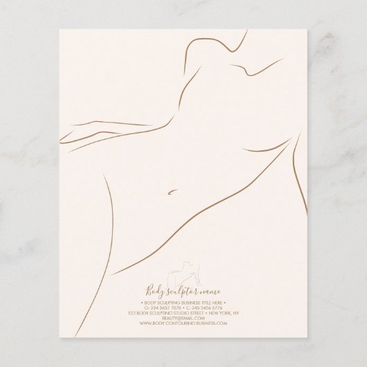 Women Sculpting Massage Body Contouring チラシ (裏面)