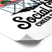 Women Sideline Social Club Soccer Mom Game Day _5  ポスター (角)