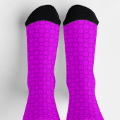 Women socks, Purple Blue classic design ソックス (上部)