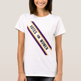 Women Suffragette Sashのアメリカの投票 Tシャツ