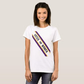 Women Suffragette Sashのアメリカの投票 Tシャツ (正面フル)