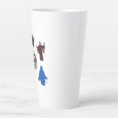 Women Tee Shirts, Men Shirts, Mom Ghost T-Shirts,  カフェラテマグ (正面)