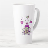 Women Tee Shirts, Men Shirts, Mom Ghost T-Shirts カフェラテマグ (右アングル)