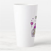 Women Tee Shirts, Men Shirts, Mom Ghost T-Shirts カフェラテマグ (正面)