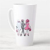 Women Tee Shirts, Men Shirts, Mom Ghost T-Shirts,  カフェラテマグ (左アングル)