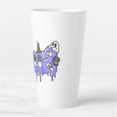 Women Tee Shirts, Men Shirts, Mom Ghost T-Shirts,  カフェラテマグ (正面)