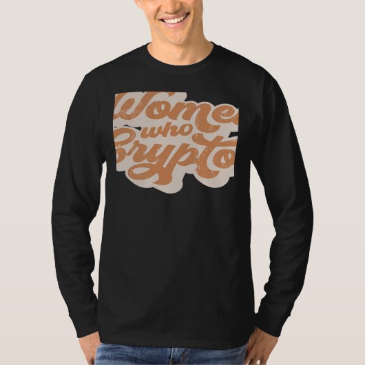 Women Who Crypto Mom HODL DeFi Tシャツ (正面)