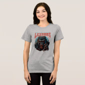 Women Wise Gorilla Lessons Learn T-Shirt トライブレンドＴシャツ (正面全面)
