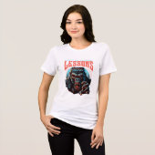Women Wise Gorilla Lessons Learn T-Shirt トライブレンドＴシャツ (正面全面)