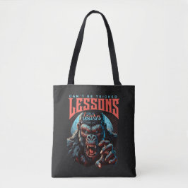 Women Wise Gorilla Lessons Learn Tote Bag トートバッグ