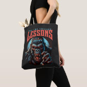 Women Wise Gorilla Lessons Learn Tote Bag トートバッグ (クローズアップ)