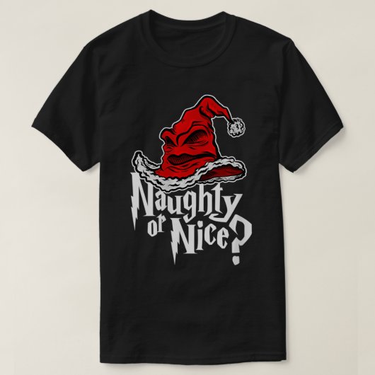 WomensまいけなたはNice Sorted Christmas Hat VNeck Tシャツ (デザイン正面)