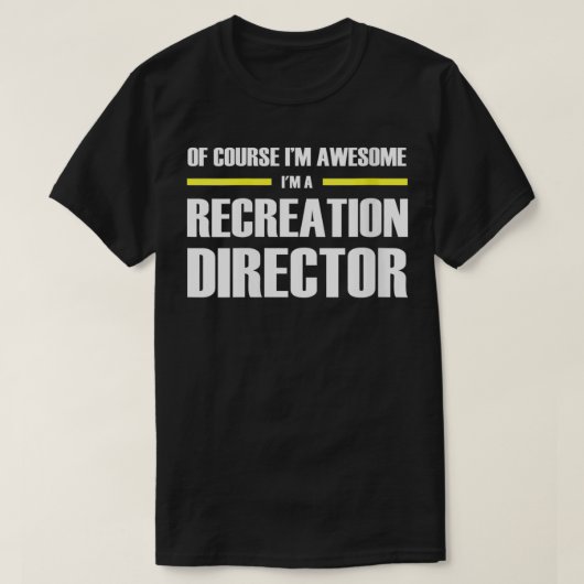 Womens 素晴らし Recreation Director VNeck Tシャツ (デザイン正面)