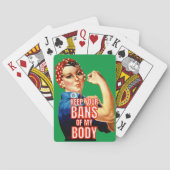 Women's 遊 Rights 101 トランプ (裏面)