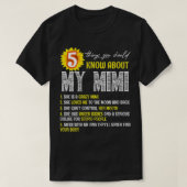 Womens 5 Things You Should Know About My Mimi Sunf Tシャツ (デザイン正面)