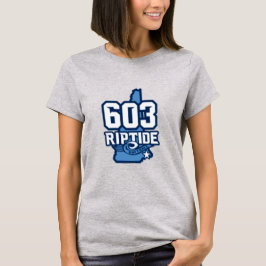 Women's 603 Riptide T-shirt、名前と番号 Tシャツ