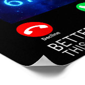 Womens 67 Meme The Universe Is Calling V-neck  ポスター (角)