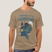 Womens A Nightmare Before Krampus Funny Horror VNe Tシャツ (正面)