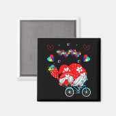 Womens Accept Understand Love Autism Awareness Gno マグネット (正面/裏面)