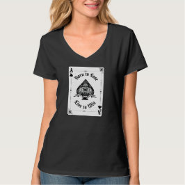Women's Ace of Spades shirt Tシャツ