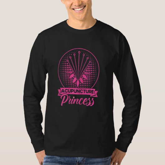 Womens Acupuncturist Acupuncture Princess Vintage  Tシャツ (正面)