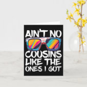 Womens Aint No Cousins Like The Ones I Got Shirt A カード (黄色い花)