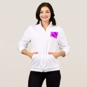 Women's American Apparel CaliforniaフリースZip DJ Tシャツ (正面フル)