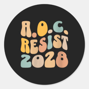 Womens Aoc 2028 President Reist Wavy Alexandr ラウンドシール