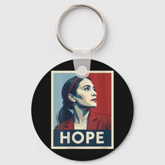 Womens Aoc Alexandria Ocasio Cortez 2028 For Prei キーホルダー (正面)