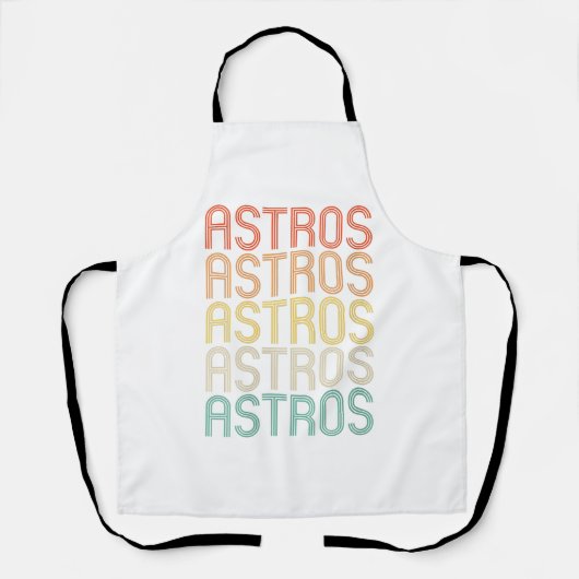 Womens Astros エプロン (正面)