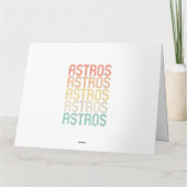 Womens Astros  カード (裏面)