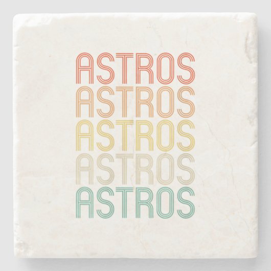 Womens Astros  ストーンコースター (正面)