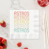 Womens Astros  縁ありランチョンナプキン (インサイチュ)