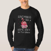 Womens Auntimingo Like a Normal Aunt Just More Fab Tシャツ (正面)