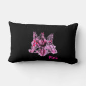 Womens Awareness In October We Wear Pink Horse Bre ランバークッション (裏面)