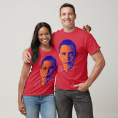 Womens Barack Obama T Shirt Honoring the 44th US V Tシャツ (ユニセックス)