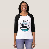 Women's Baseball T – フルカラーロゴ Tシャツ (正面フル)