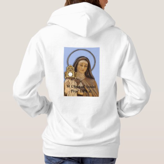 Women's Basic Hooded Sweatshirt, Model is 6'2"/188 パーカ (裏面)