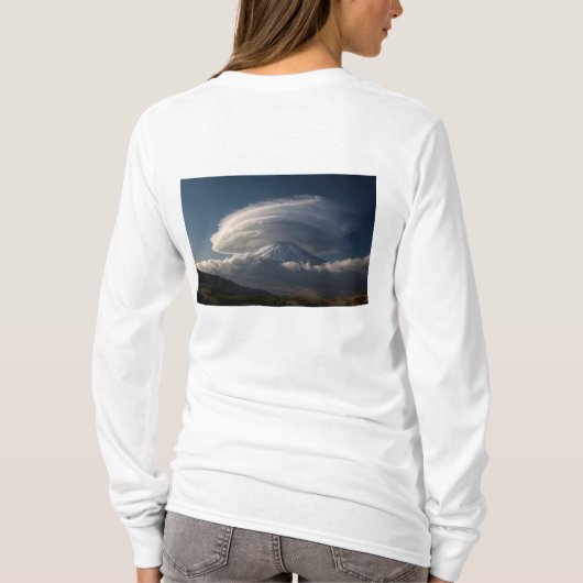 Women's Basic Long Sleeve T-Shirt Tシャツ (裏面)