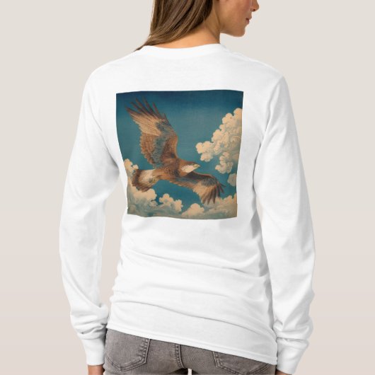 Women's Basic Long Sleeve T-Shirt Tシャツ (裏面)