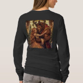 Women's Basic Long Sleeve T-Shirt Tシャツ (裏面)